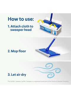 Clorox (Pack of 2) Disinfecting Wet Mopping Cloths, 2x24 Wet Refills  - Image 4