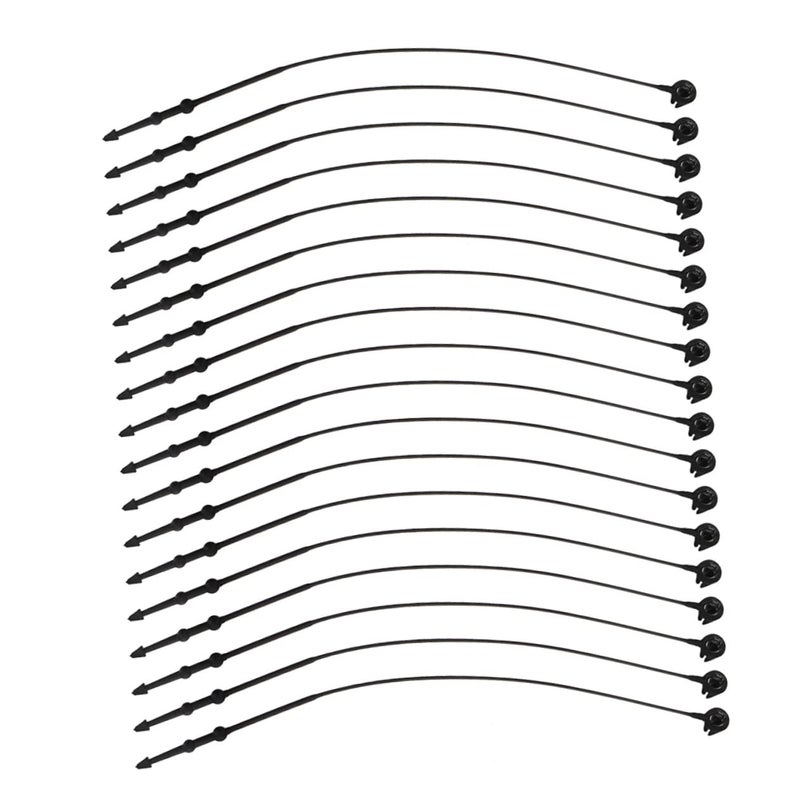 Black Price Tag Fasteners 5000pcs Loop Lock For Clothing Retail 23X0 3X0 1CM - Image 2