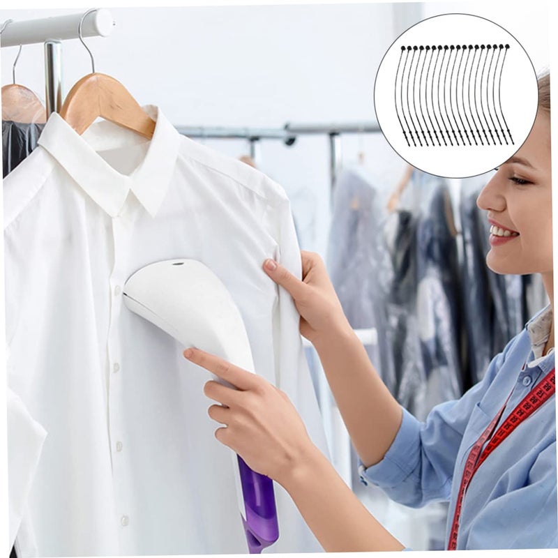Black Price Tag Fasteners 5000pcs Loop Lock For Clothing Retail 23X0 3X0 1CM - Image 4