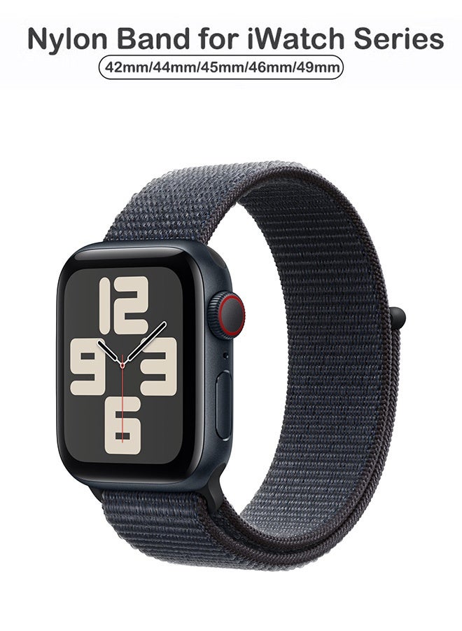 KANGLI Nylon Replacement Wrist Band for Apple Watch Series 11/Series 10 46mm Compatible with Apple Watch Band 42mm/44mm/45mm/46mm/49mm, for Apple Watch Ultra Series 10 9 8 SE 7 6 5 4 3 2 1 - Image 4