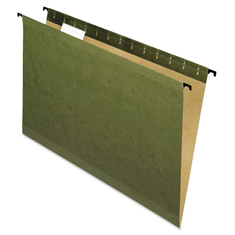 Pendaflex SureHook Reinforced Hanging File Folders Legal Size Standard Green 15 Cut 20BX 6153 15