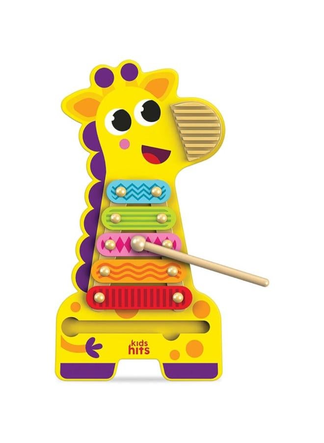 Kids Hits Wooden Giraffe Xylophone - Image 1