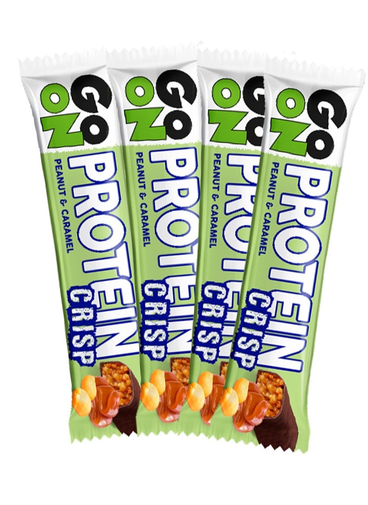 GO ON - Protein Crisp Bar - Peanut Caramel - (4 pieces) - Image 1