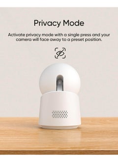 eufy كاميرا eufy Security Indoor Cam C220، كاميرا أمان بدقة 2K مع PTZ بزاوية 360 درجة، كاميرا أمان داخلية مدمجة مع شبكة Wi-Fi 2.4G، الذكاء الاصطناعي البشري/الحركة، الرؤية الليلية، تتبع الذكاء الاصطناعي، متوافق مع HomeBase S380  - Image 5