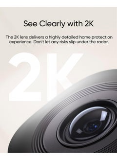 eufy Security Indoor Cam C220, 2K Resolution Security Camera with 360° PTZ, Plug-in Security Indoor Camera with 2.4G Wi-Fi, Human/Motion AI, Night Vision, AI Tracking, HomeBase S380 Compatible  - Image 3