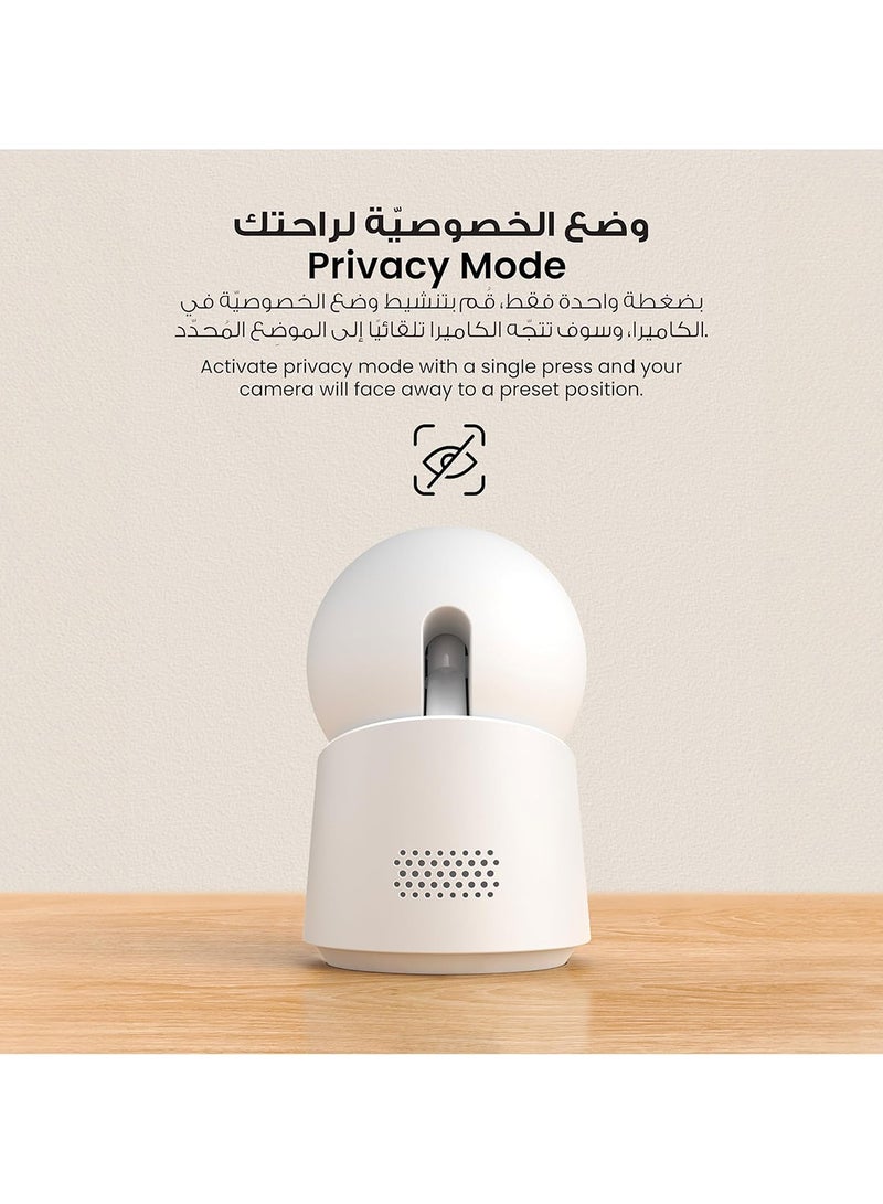 eufy Security Indoor Cam C220, 2K Resolution Security Camera with 360° PTZ, Plug-in Security Indoor Camera with 2.4G Wi-Fi, Human/Motion AI, Night Vision, AI Tracking, HomeBase S380 Compatible - Image 5