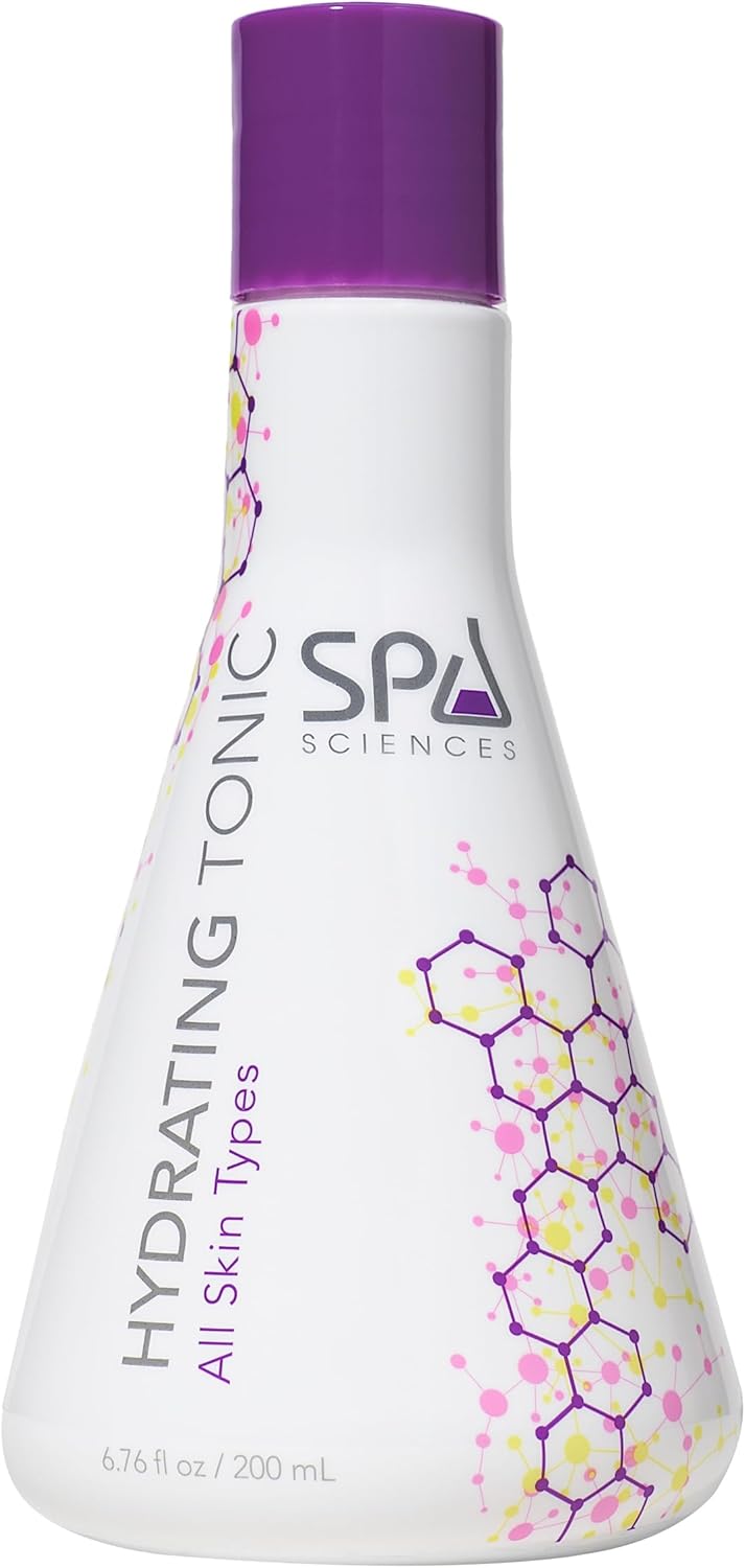 SPA SCIENCES  Hydrating Tonic  Made in the USA  With Chamomile  Arnica Extract Hyaluronic Acid  Nourish Restore Condition  Vegan  For All Skin Types  25oz
