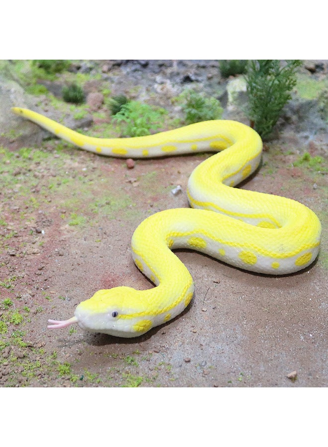 Simulation Soft Rubber Gold Python Cobra Python Rattlesnake Silver Ring Snake Animal Model Halloween Trick Toy-Color:By8065 Peacock Spider (solid Tpr Material)