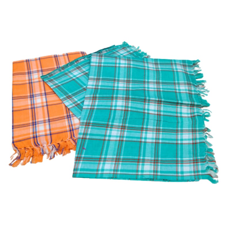 TRUEVELLI 100% Cotton Bath Towel 400 GSM (Size: 36x 72 Inch Pack of 2 Piece Multi-Colour - Image 3