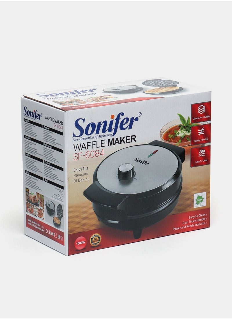 Sonifer - Waffle Maker with Adjustable Temperature Control /1000 Watt - Image 1