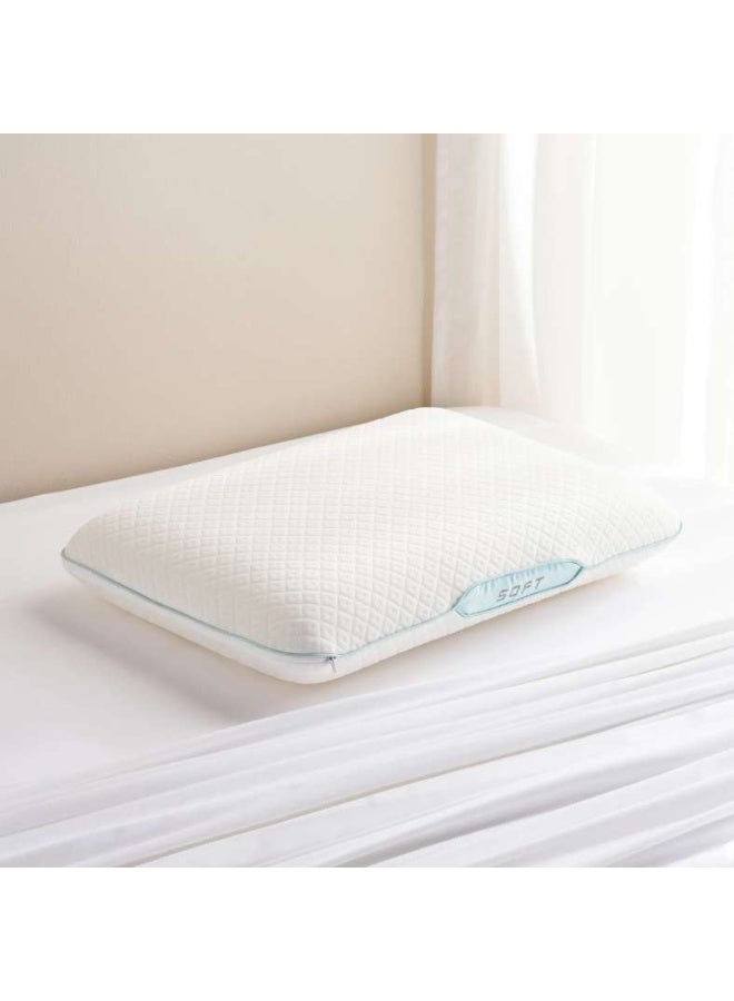 Pan Home Soft Comfort Memory Foam Pillow 40x60x13cm-White - Image 2