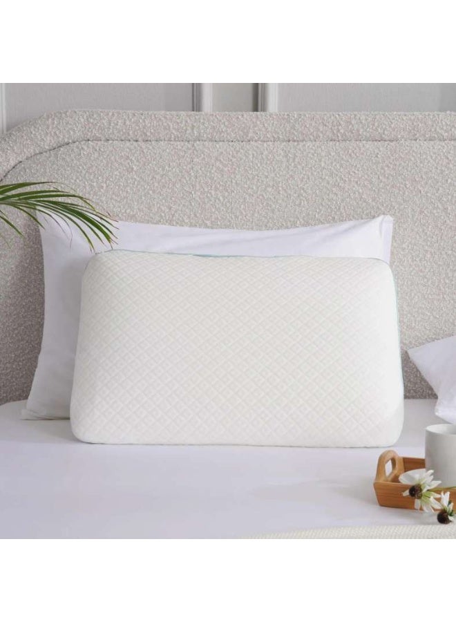 Pan Home Soft Comfort Memory Foam Pillow 40x60x13cm-White - Image 1