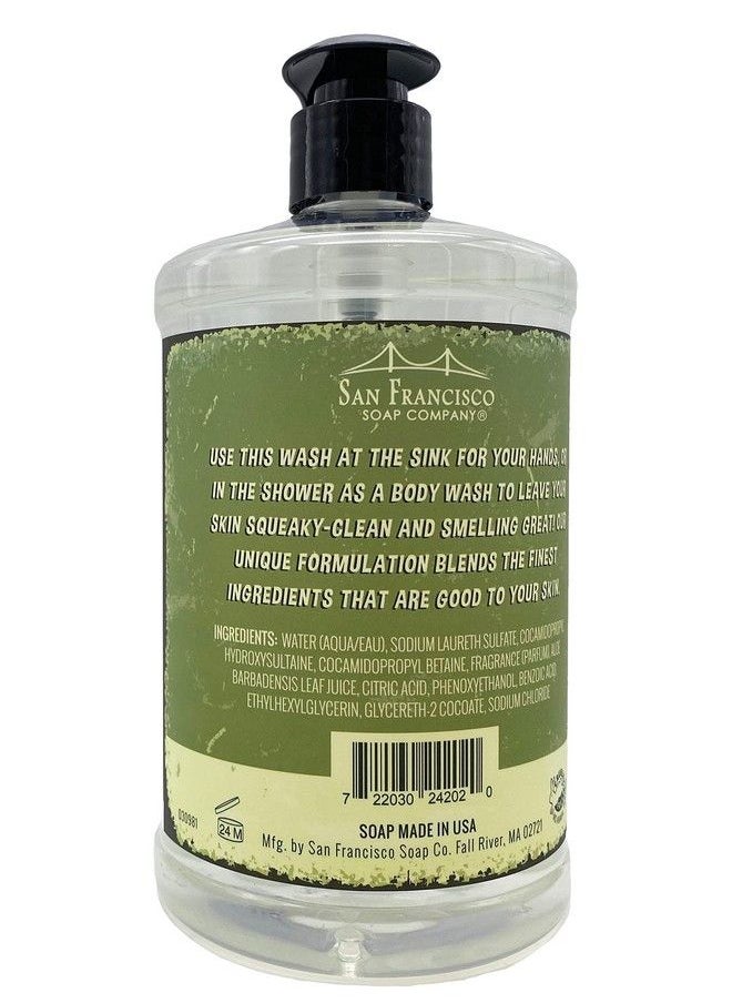 San Francisco Soap Company - Scented For Men Cognac And Vanilla Hand And Body Wash - Image 1