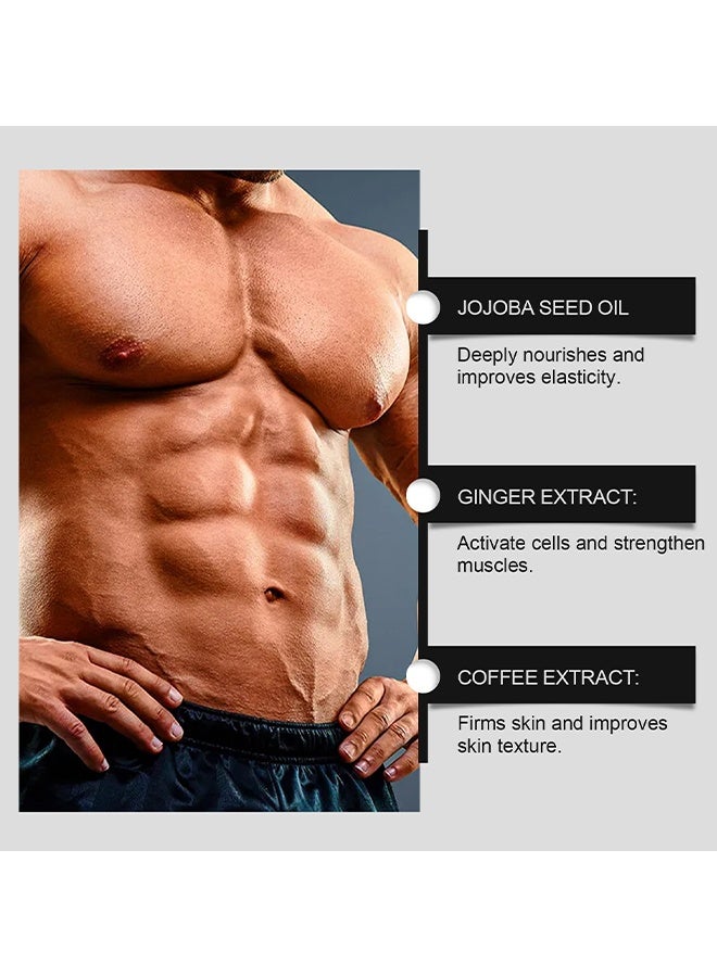 East Moon Six Pack Shaper Hot Cream, Hot Sweat Cream For Belly, Natural Sweat Cream For Belly Fat Burner, Waist, And Buttocks, Slimming And Fat Burning Cream For Women Men, Moisturizing, Firming, Cellulite Reduction, And Weight Loss Solution, 60G - Image 4