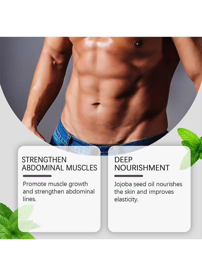 East Moon Six Pack Shaper Hot Cream, Hot Sweat Cream For Belly, Natural Sweat Cream For Belly Fat Burner, Waist, And Buttocks, Slimming And Fat Burning Cream For Women Men, Moisturizing, Firming, Cellulite Reduction, And Weight Loss Solution, 60G - Image 2