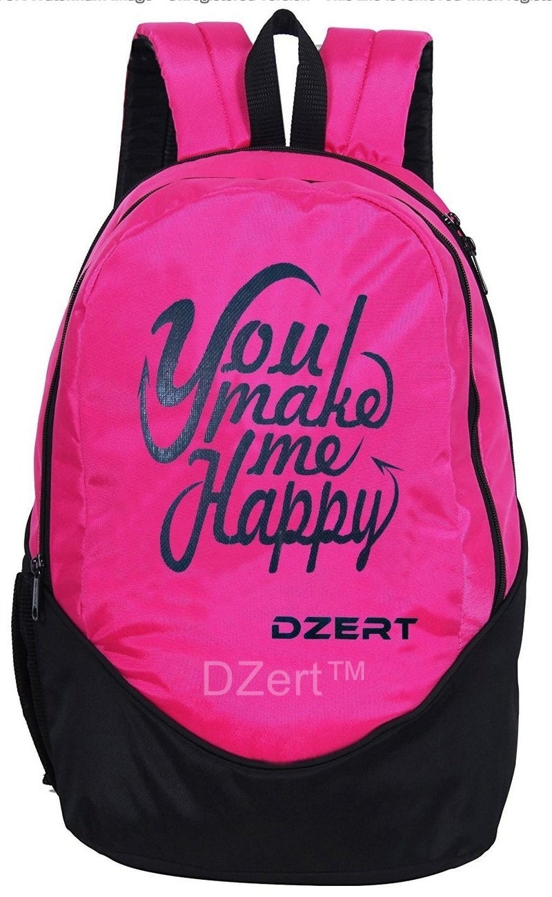 Dzert 30 Ltr Polyester School Backpack (Pink) - Image 1