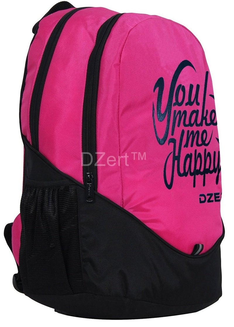 Dzert 30 Ltr Polyester School Backpack (Pink) - Image 2