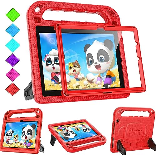 BMOUO Kids Case for Fire HD 10 Tablet 13th11th Generation 20232021 with Screen Protector Shockproof Case for Amazon Fire HD 10 Tablet Red - Image 1