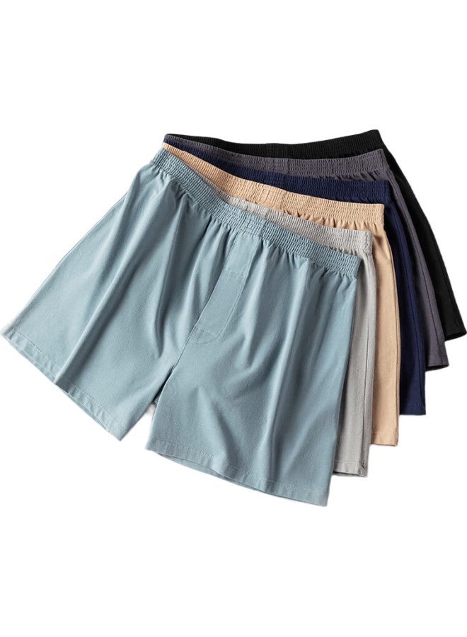 Modal Men'S Boxer Briefs Loose Comfortable Home Plus Size Breathable Sleep Shorts Square Shorts - Image 1