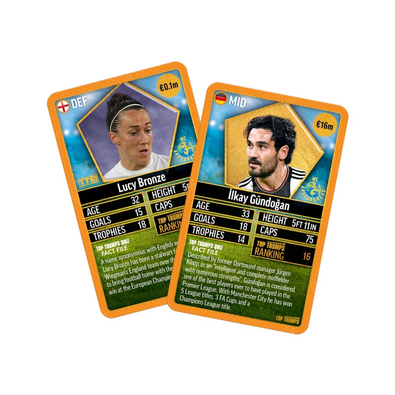 توب ترامبس Top Trumps World Football Stars Top 200 Card Game - Pack no. 6, Virgil Van Dijk, Thomas Muller, Saka and Odegaard Dedicated Deck Playing Card Game - Collect All Packs - Image 4