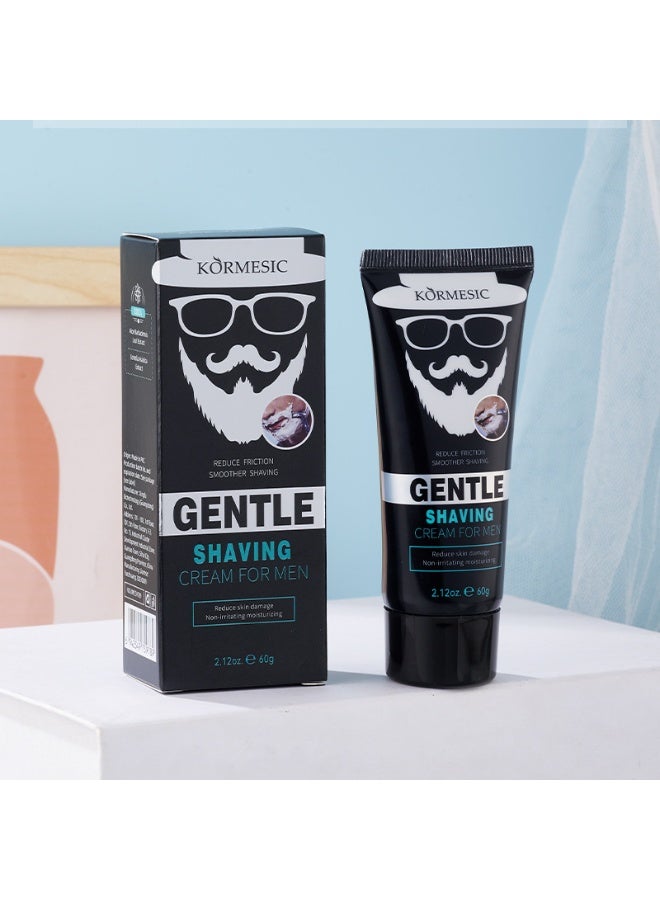 Kormesic Men's Gentle and Smooth Shaving Cream Shaving Cream 60g - Image 1