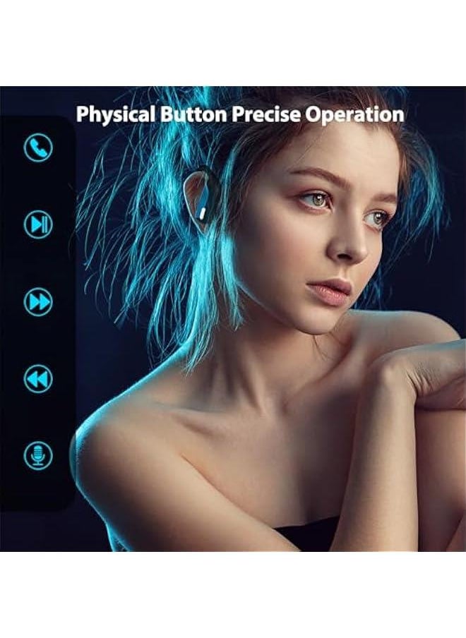 Generic - Wireless Over The Ear Earbuds Bluetooth Sport Headphones with Earhooks Bluetooth IPX5 Waterproof Wrap Around Earbuds Headphones Wireless Running Workout Head Set Headset Earphones - Image 1