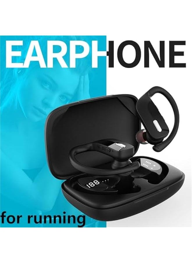 Generic - Wireless Over The Ear Earbuds Bluetooth Sport Headphones with Earhooks Bluetooth IPX5 Waterproof Wrap Around Earbuds Headphones Wireless Running Workout Head Set Headset Earphones - Image 1