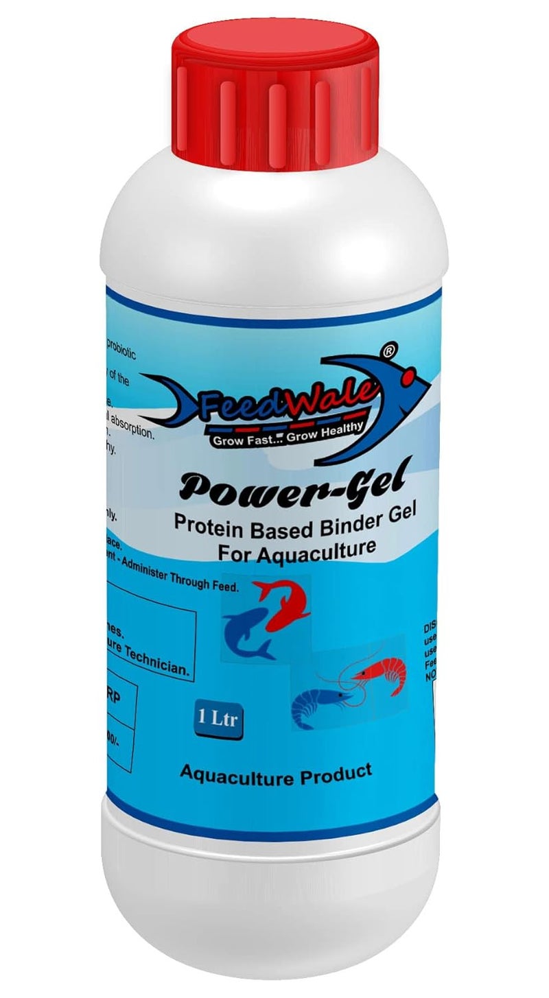FeedWale Power Gel Protein Based Binder Gel to Mix Medicines with Fish Feed - 1 Litre - Image 4