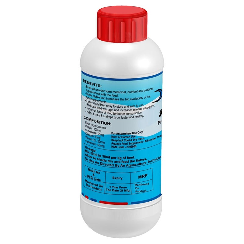 FeedWale Power Gel Protein Based Binder Gel to Mix Medicines with Fish Feed - 1 Litre - Image 3
