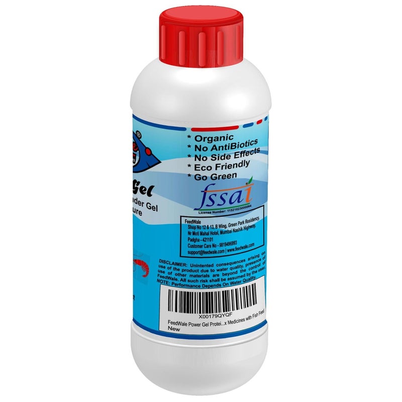 FeedWale Power Gel Protein Based Binder Gel to Mix Medicines with Fish Feed - 1 Litre - Image 2