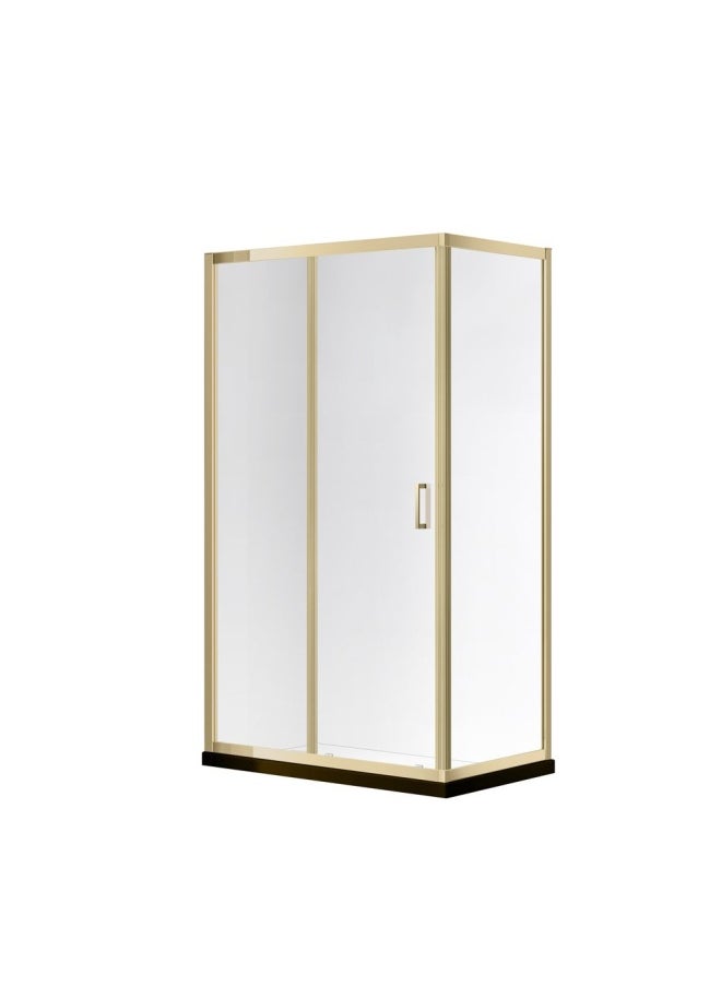 DANUBE HOME كابينة دش ميلانو 1200*800*1950 ذهبية (Bb-3G) - مستطيلة مصنوعة في الصين  - Image 1