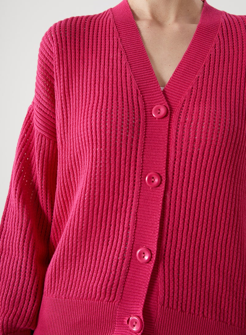 LC WAIKIKI V Neck Women's Knitwear Cardigan - Image 3