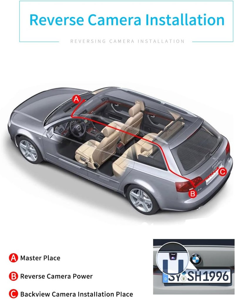 NOAUKA Waterproof IP68 Night Vision 170 Degree Car Rear View/Reversing Camera - Image 5