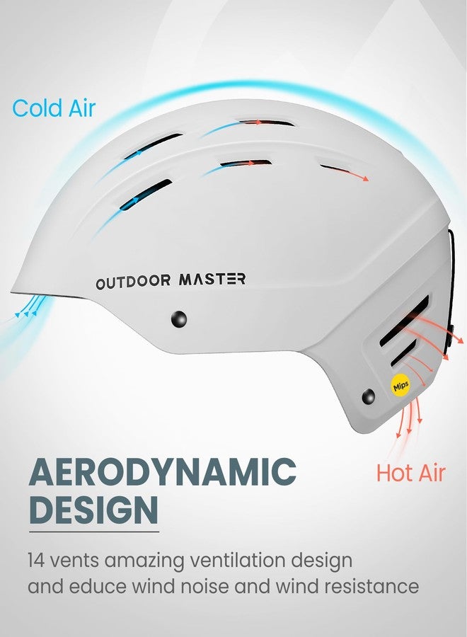 اوت دور ماستر خوذة التزلج OutdoorMaster MIPS - خوذة Kelvin II MIPS للرياضات الثلجية والتزلج على الجليد للرجال والنساء والشباب - Image 4