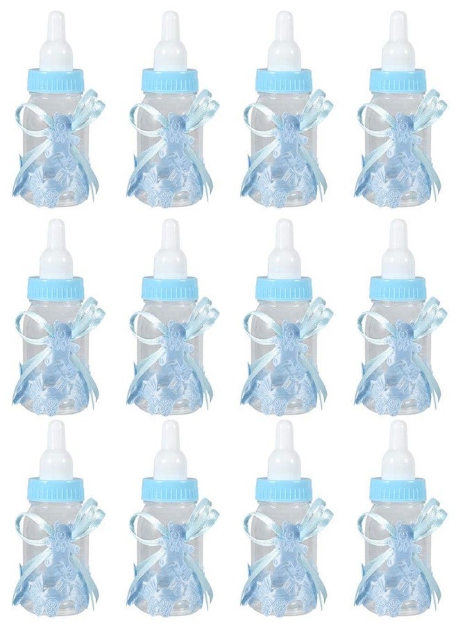 زيرون زجاجات رضاعة صغيرة لتزيين الحفلات، عبوة من 12 زجاجة، لوازم حفلات أعياد الميلاد للأولاد والبنات - Image 1