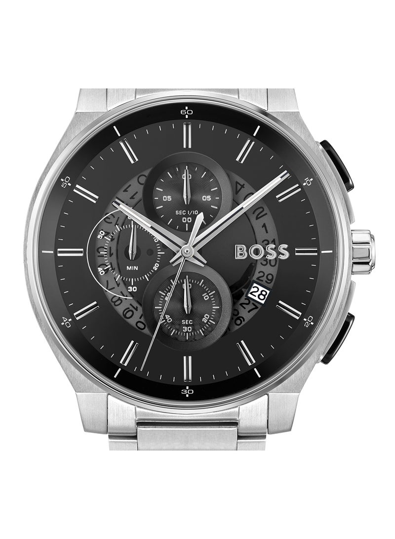 HUGO BOSS ساعة كرونوغراف رجالية بحالة سوداء من هوغو بوس - 1514191 - Image 4
