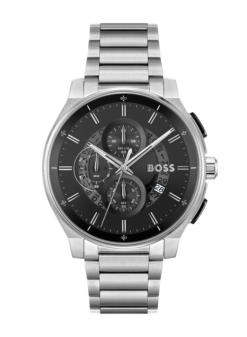 HUGO BOSS ساعة كرونوغراف رجالية بحالة سوداء من هوغو بوس - 1514191 - Image 2