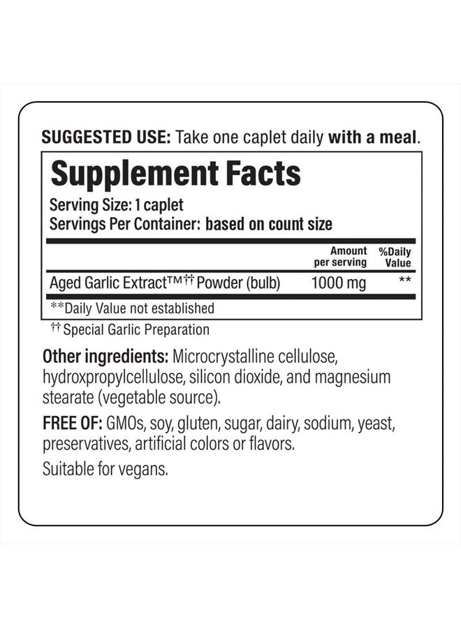 kyolic Aged Garlic Extract Formula 250, Cardiovascular Health, One Per Day, 30 Vegan Capsules (Packaging May Vary)  - Image 4
