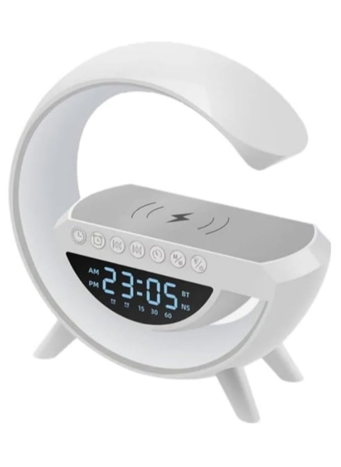JAJEEK - "New LED Wireless Charging Speaker – 7 Color Selections, Music Ringtone & Alarm Clock Function" - Image 1