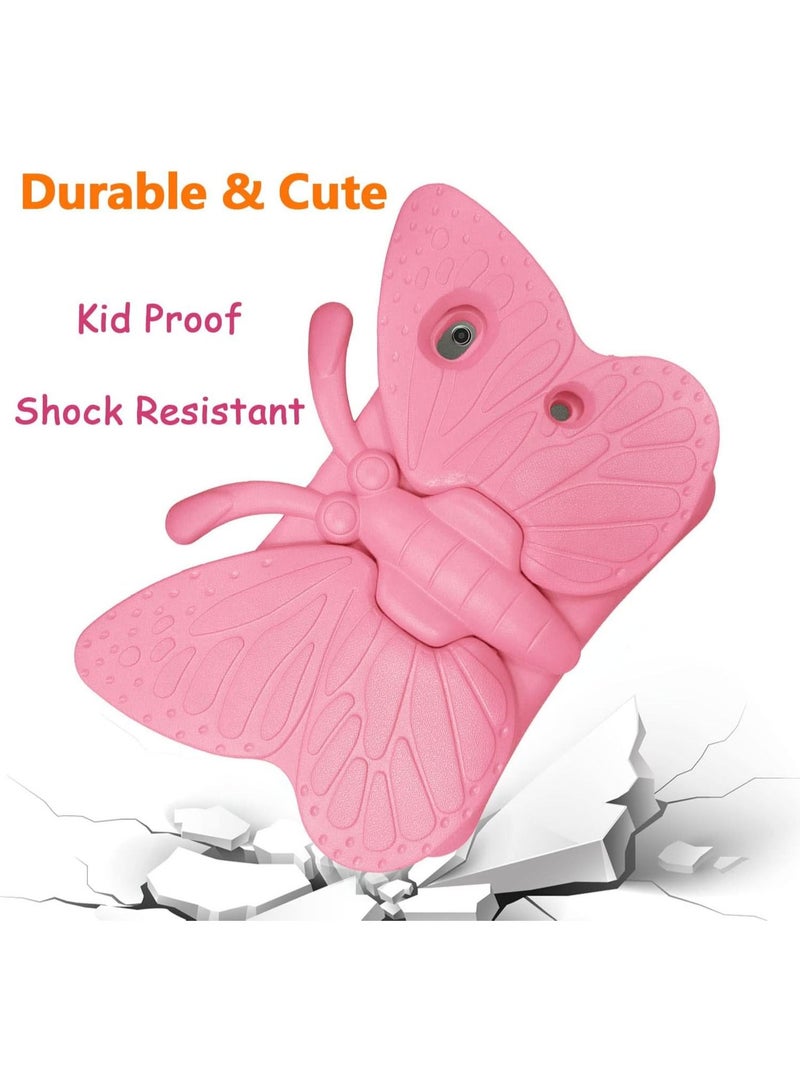 iPad 9th 8th 7th Generation Case Kids Girls, Cute Butterfly Shockproof EVA Foam Super Protection Stand Cover for iPad 2021 2020 2019 10.2" and iPad Air 3 Pro 10.5" - Image 4