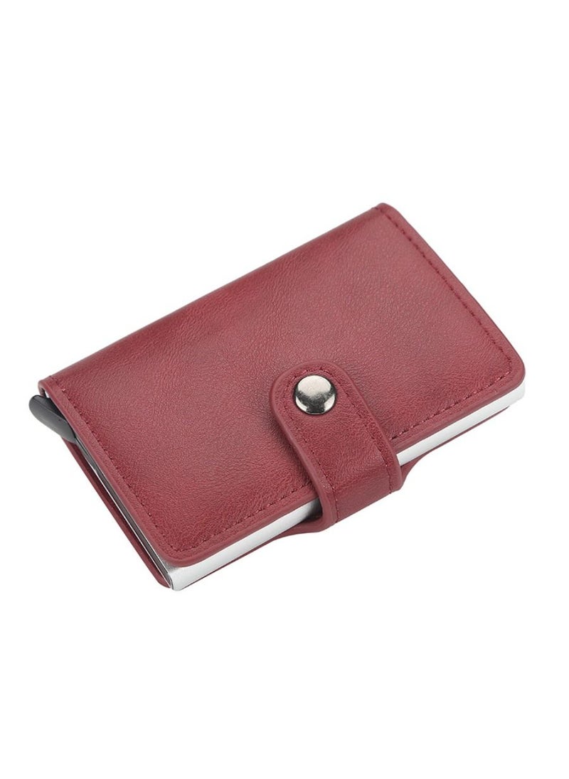 baellerry Stylish Automatic Popup Bank Credit Business ID Card Holder For Women Men Protection Case Unisex 