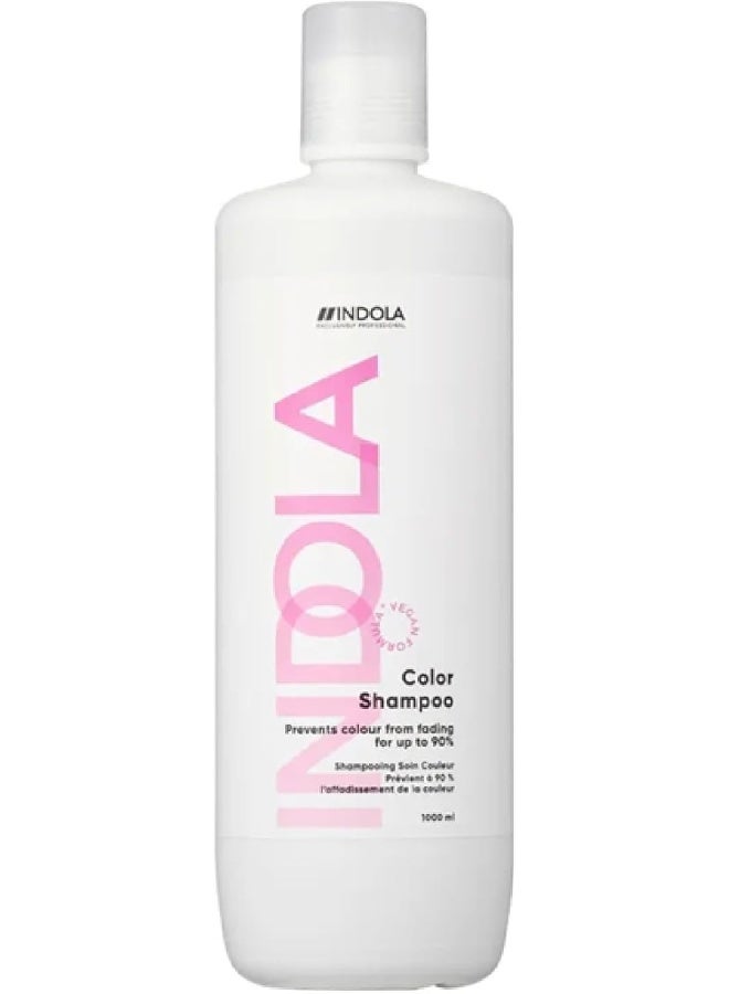 INDOLA شامبو ملون | 1000 مل | يحمي ويثبت لون الشعر مع كيراتين نباتي - Image 1