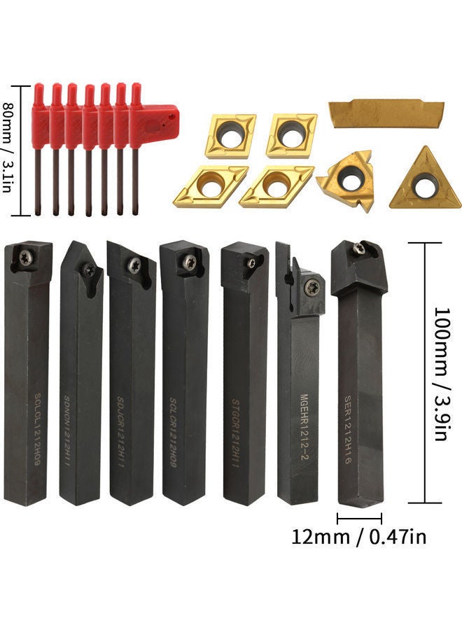 نيبمينينت مجموعة أدوات متعددة الوظائف من الكربيد الصلب 21 قطعة متعدد الألوان - Image 2