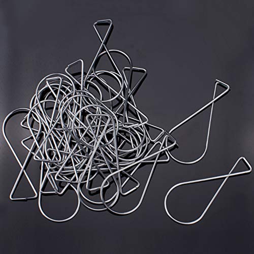 CDBOVID SS304 Ceiling Hooks 50 Pack - Rustproof Drop Ceiling Clips for Hanging Decor/Lights/Plants - Easy Install Grid Hooks for Home/Office/Wedding/Classroom - 10lb Capacity No Damage Hangers - Image 5