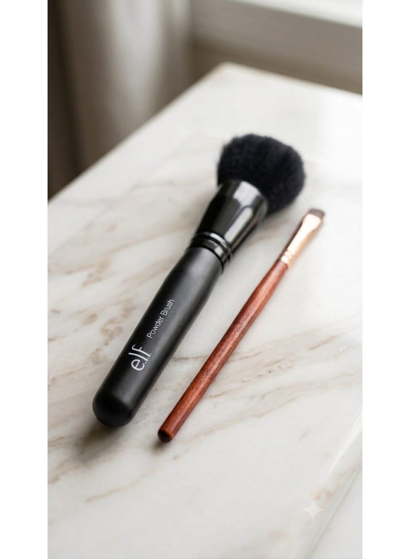 elf Duo Makeup Brush Set – Professional Powder & Blush Brush with Precision Blending Brush - Image 2