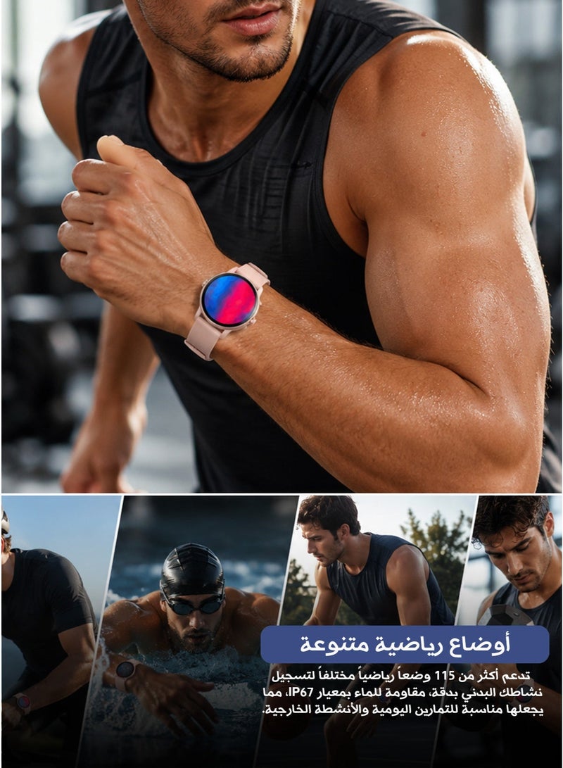 Aolon GTR Mini Smartwatch 1.39" HD – Bluetooth Calling – Heart Rate Monitor – 100+ Sports Modes – IP67 Waterproof Smart Watch for Men & Women - Image 1