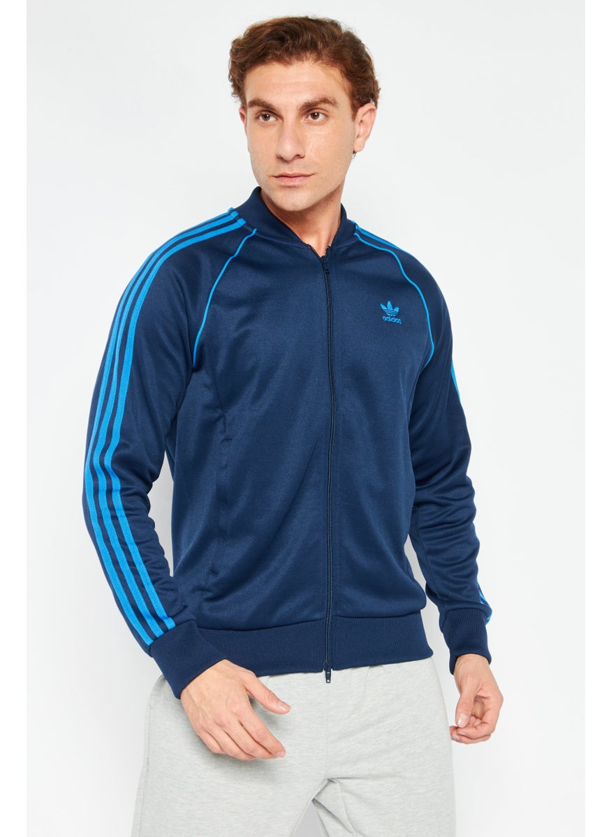 Men Sportswear Fit Outdoor Half Zipper Sweatshirt, Blue - pzsku/ZF1D1776E64D914781987Z/45/_/1737641834/0588da6b-078e-4430-98b0-0a2f5ac06341