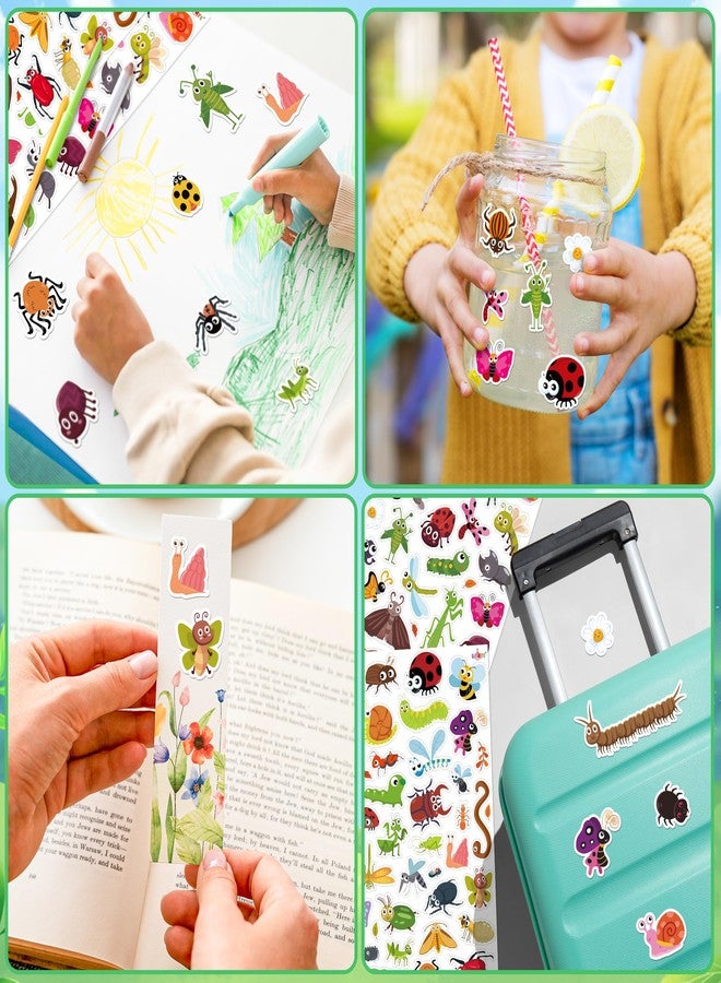 LINAYE 24 Sheets Cute Bug Stickers for Kids, 960 Counts Cute Insect Stickers for Scrapbooking,Water Bottles,Envelopes,Laptop Lovely Insect Stickers for Classroom Boys Girls - Image 3