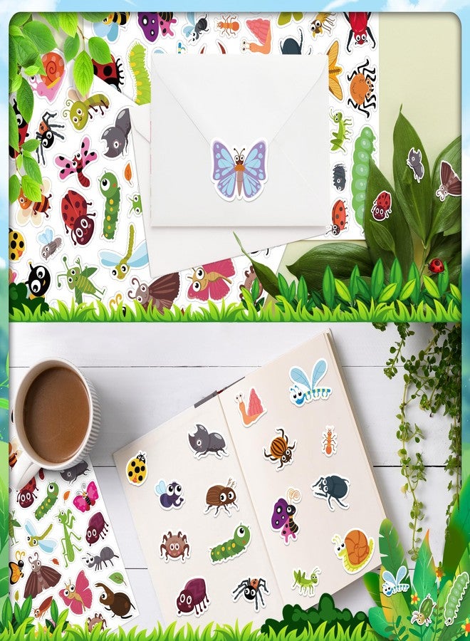 LINAYE 24 Sheets Cute Bug Stickers for Kids, 960 Counts Cute Insect Stickers for Scrapbooking,Water Bottles,Envelopes,Laptop Lovely Insect Stickers for Classroom Boys Girls - Image 5
