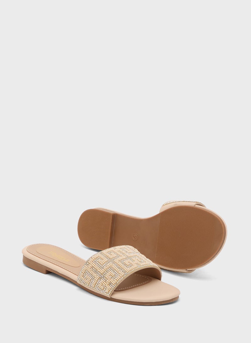 ترافل من نمشي صنادل مسطحة كاجوال - Image 3